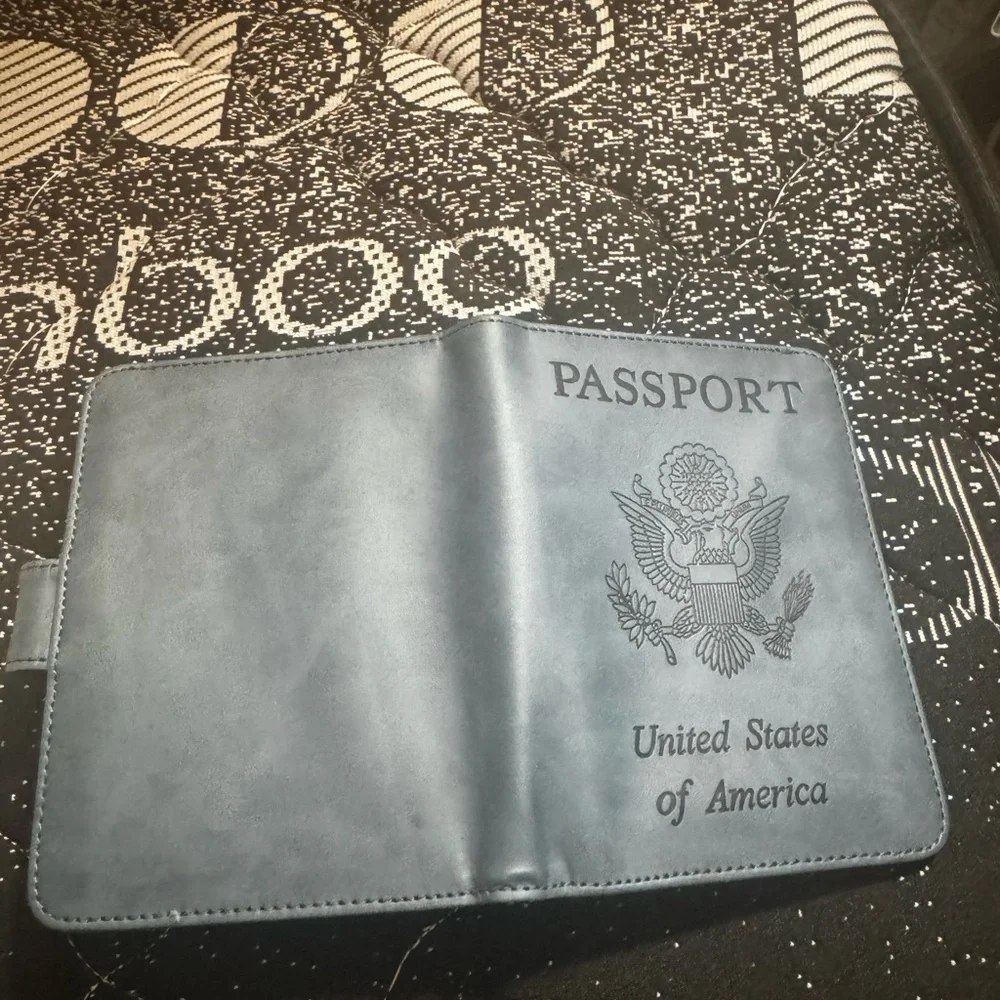 Blue Passport Cover